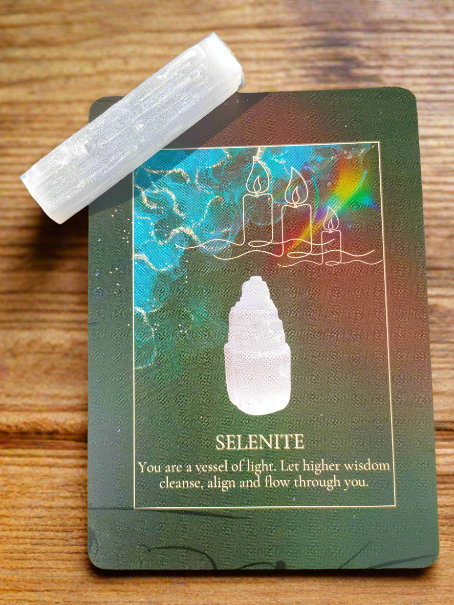 The Voice within the Stones - Crystal Oracle Deck & Guidebook.