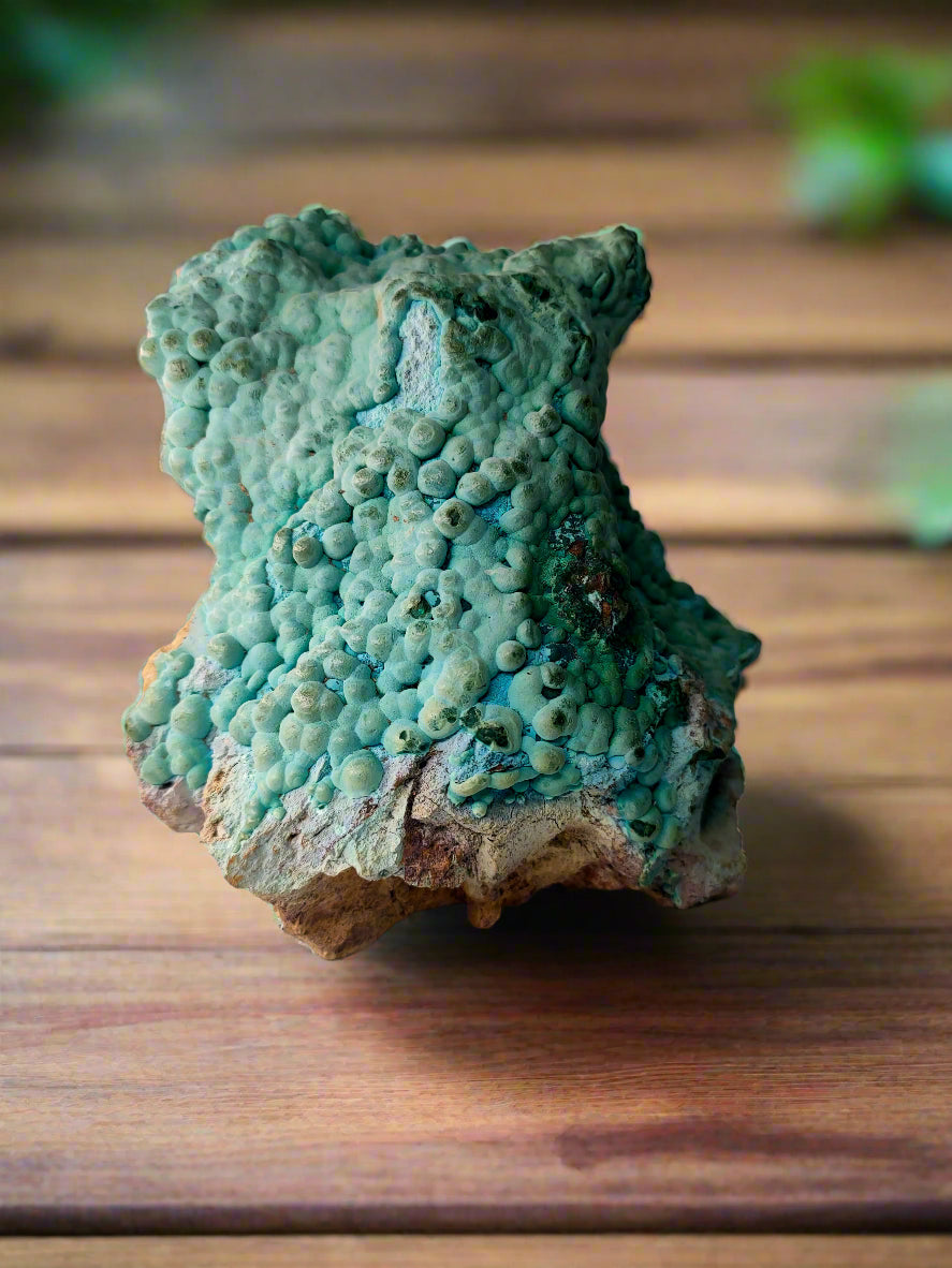 Natural Chrysocolla with Malachite