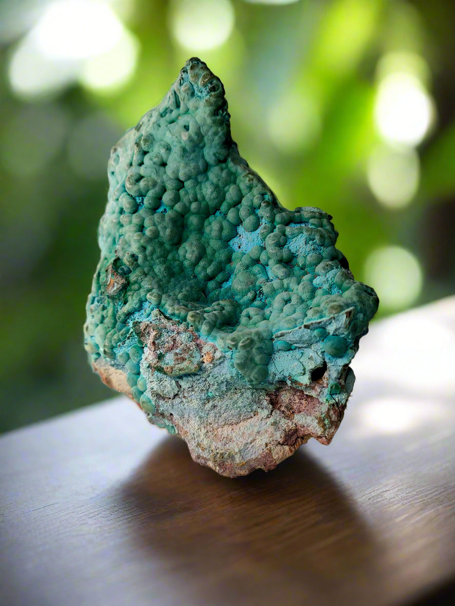Natural Chrysocolla with Malachite