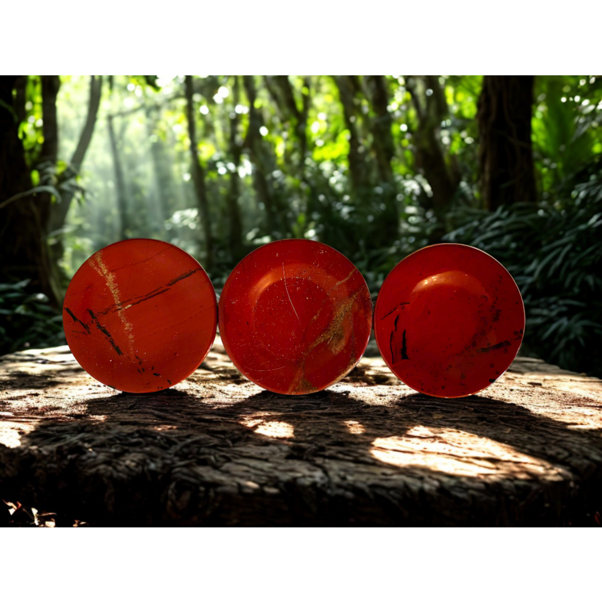 Red Jasper saucer's