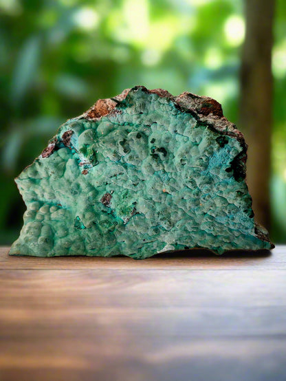 Natural Chrysocolla with Malachite