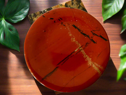 Red Jasper saucer's