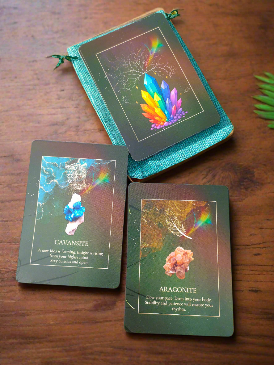 The Voice within the Stones - Crystal Oracle Deck & Guidebook.