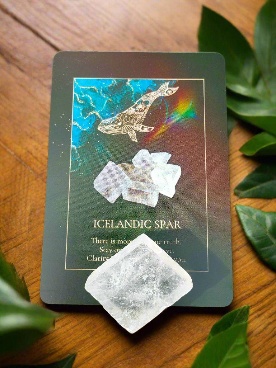The Voice within the Stones - Crystal Oracle Deck & Guidebook.
