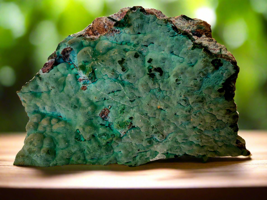 Natural Chrysocolla with Malachite