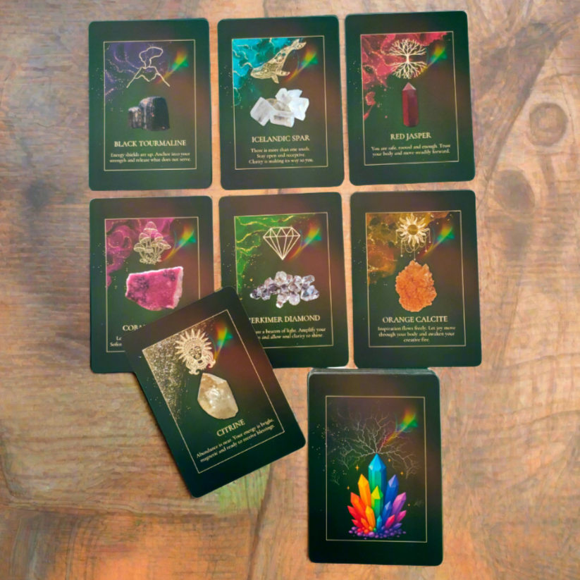 The Voice within the Stones - Crystal Oracle Deck & Guidebook.