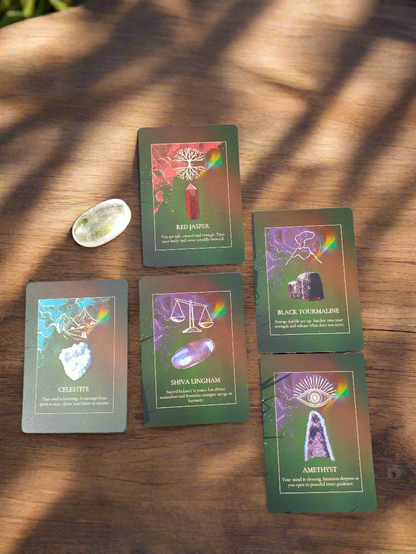 The Voice within the Stones - Crystal Oracle Deck & Guidebook.
