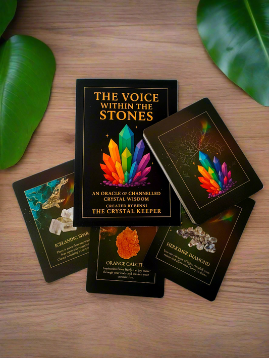 The Voice within the Stones - Crystal Oracle Deck & Guidebook.