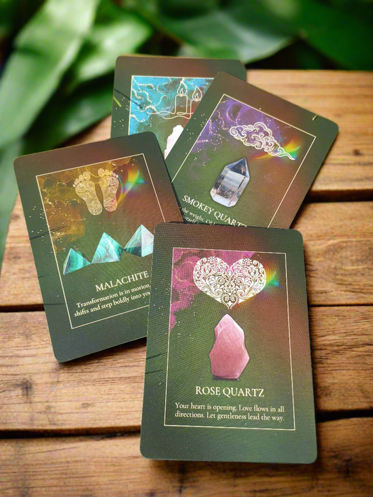 The Voice within the Stones - Crystal Oracle Deck & Guidebook.
